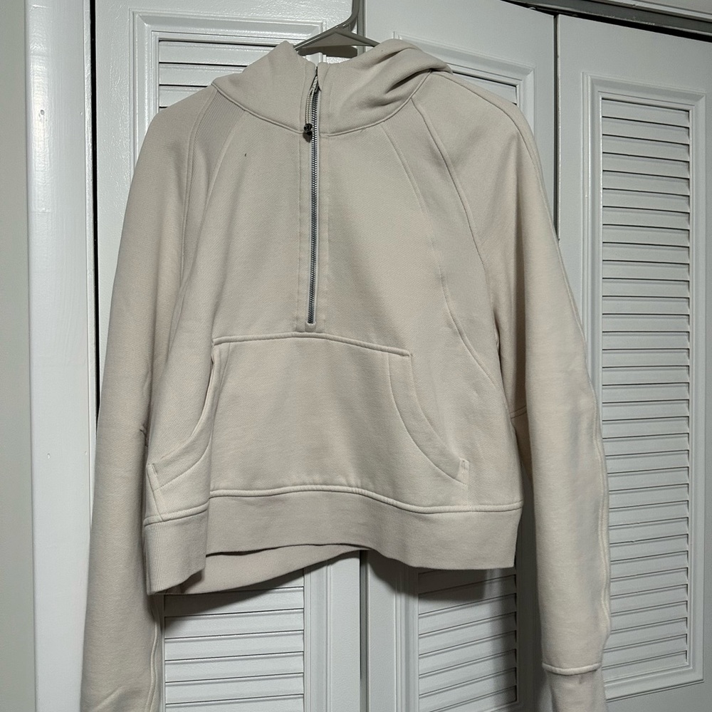 Lululemon oversized half zip scuba m/l